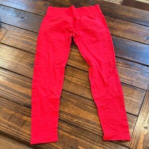 Women’s Red Leggings. Large. Worn once. Excellent condition. Smoke free home